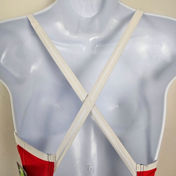 Speedo Womens Relay Back One-Piece Swimsuit Size 6/32 Red White Blue Competitive - Picture 7 of 13